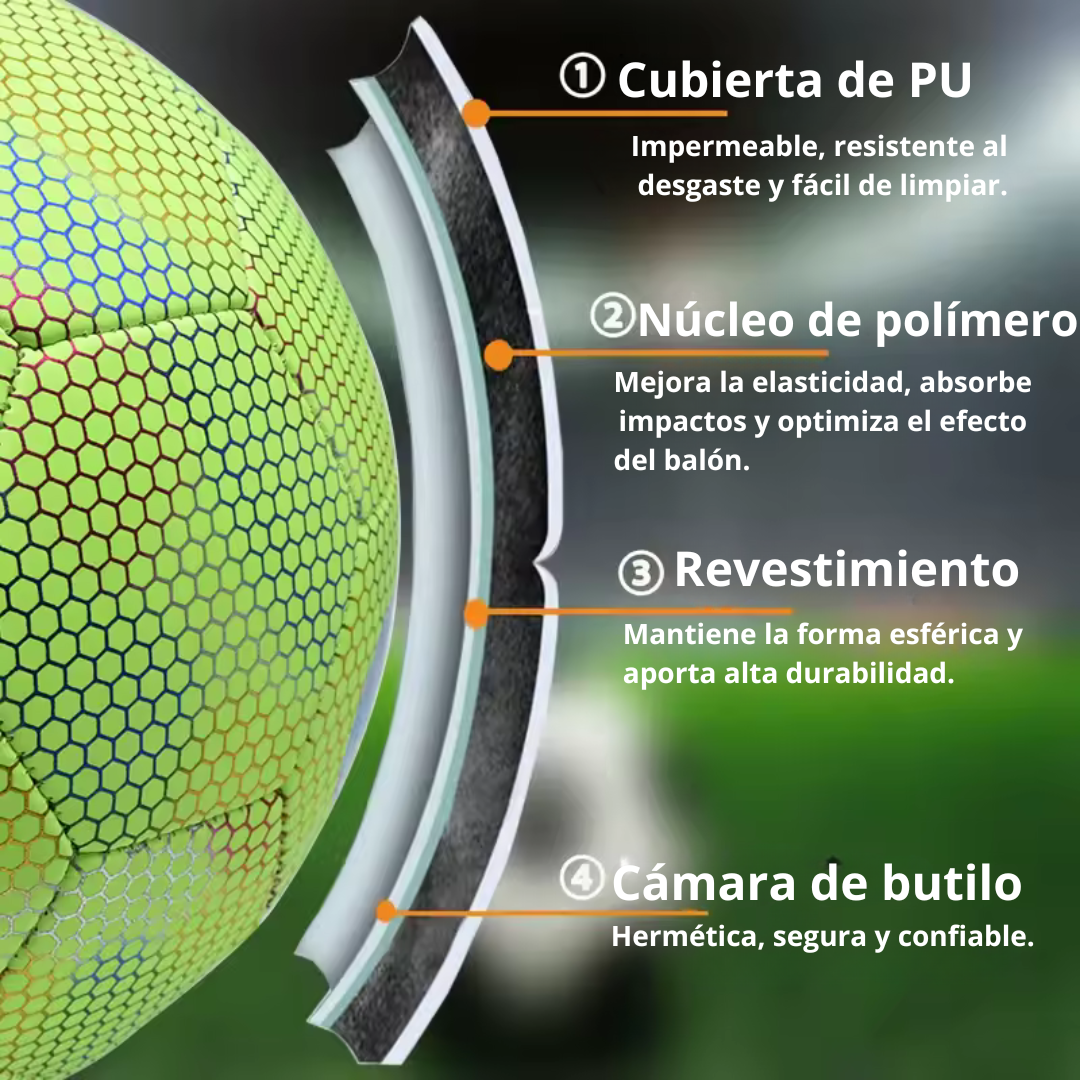 Balón Fotoluminiscente Para Fútbol
