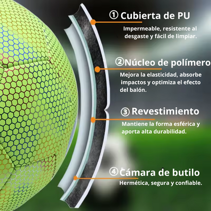Balón Fotoluminiscente Para Fútbol